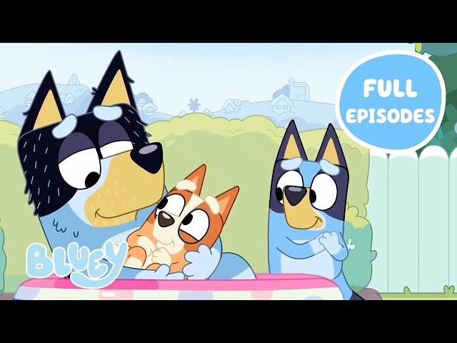 Bluey FULL Episodes Seasons 1 - 3 💙 | Featuring Dad Baby, Faceytalk and more! | 2 HOURS | Bluey