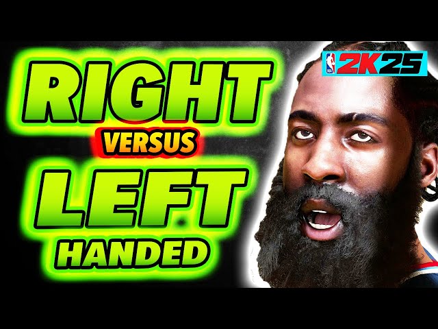 Being LEFT HANDED is better on NBA 2K25? FULL TEST