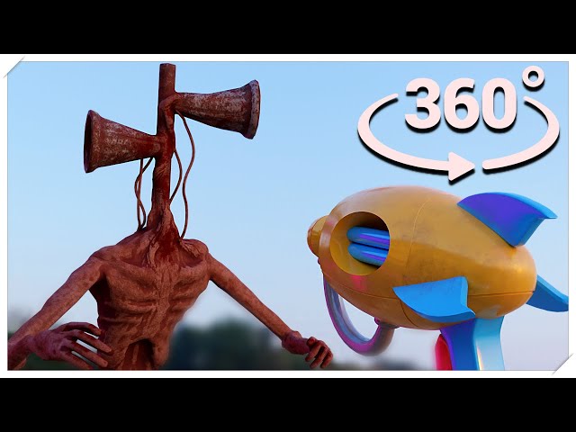 360 Siren Head Funny Horror Animation VR