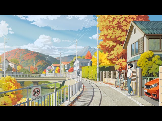 as autumn falls. 🍂 anime lofi mix