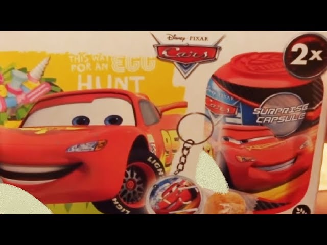 10 Cars 3 Disney Pixar Surprise Eggs Opening Lightning McQueen Capsule #86