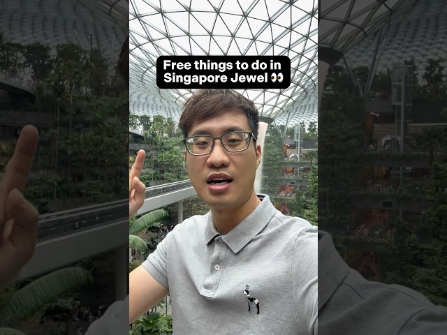 Free things to do in Singapore Jewel 👀 #airport #travel