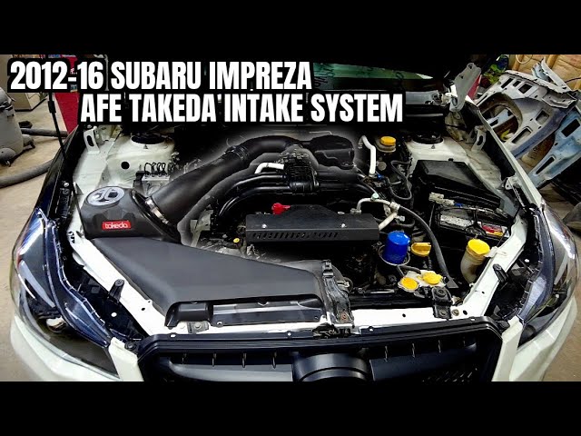 2016 Subaru Impreza Takeda Air Intake + custom painted grill