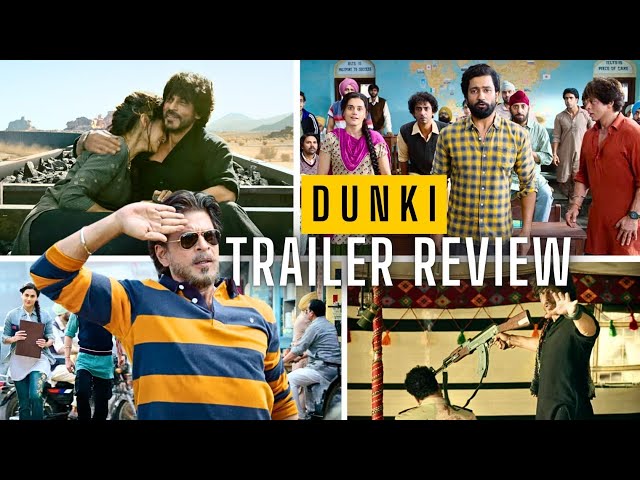 Dunki Trailer REVIEW | LIVE | Dunki Drop 4 Reaction | Shahrukh Khan | Rajkumar Hirani | Taapsee