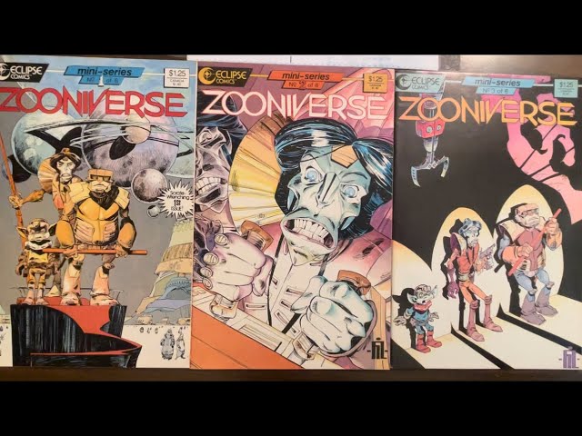 Zooniverse #1-6: this amazing Fil Barlow sf comedy has the most imaginative character designs ever!