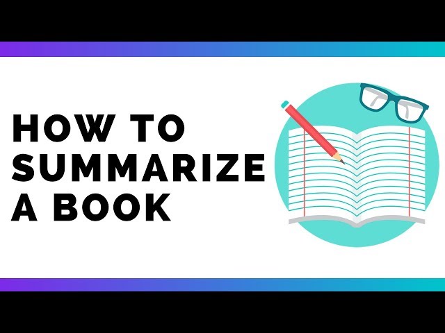 How To Write A GOOD Book Summary