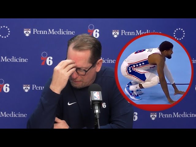 Sixers Nick Nurse Talks Paul George Hyperextended Left Knee Again After Losing to Grizzlies