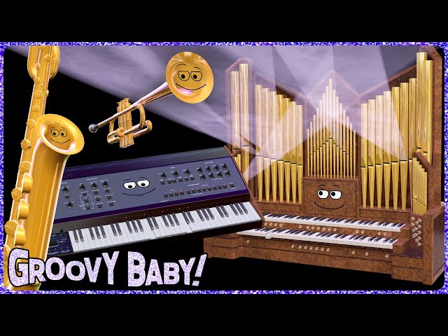 "Gospel!" – Baby Sensory Music Video – Energetic Animated Instruments Play Upbeat Music