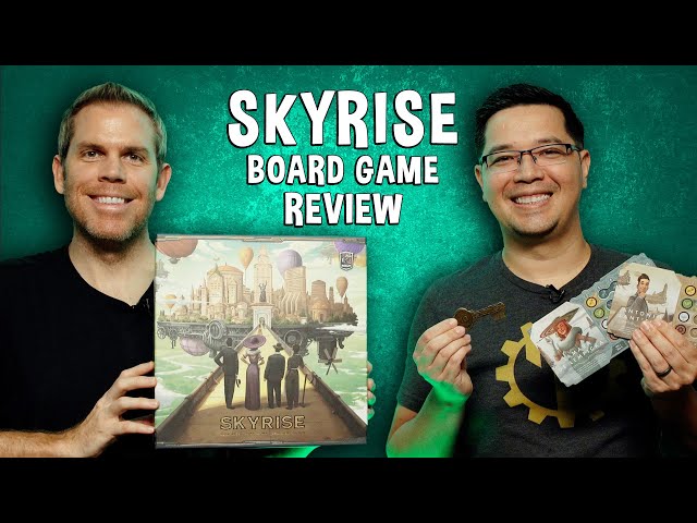 Review of Skyrise - Auction, City Building Board Game