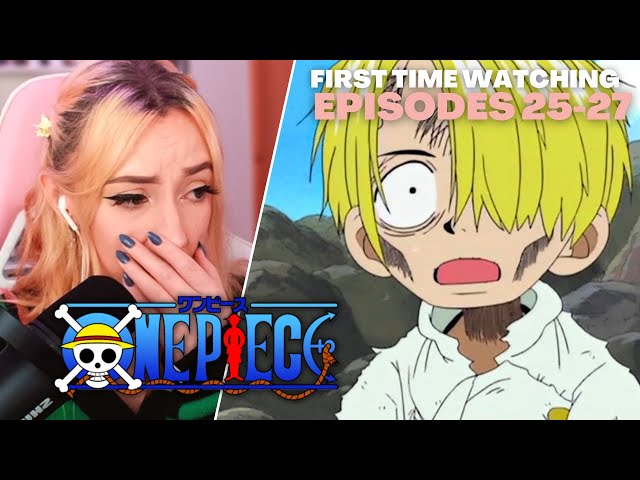 SANJI'S BACKSTORY | One Piece Episode 25, 26 & 27 Reaction