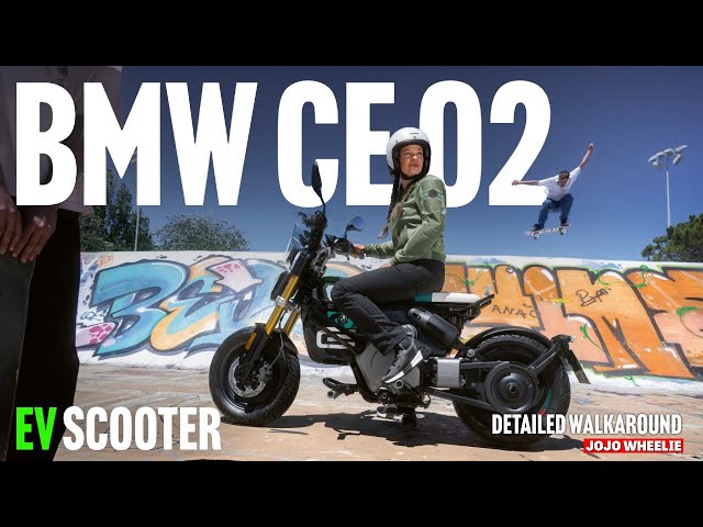 BMW CE 02 most detailed walkaround | Futuristic Electric Scooter | Price, features, design