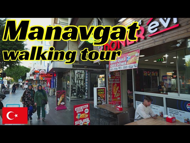 🇹🇷 Turkey Manavgat 4K walking tour | 4K 60fps real audio no cut