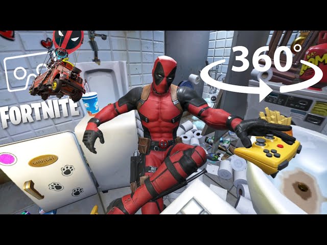 360° Deadpool Yacht EVENT | Dead pool Skin | FORTNITE Week 7 New Update in VR