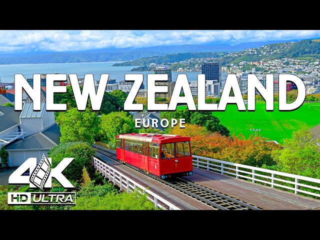 New Zealand 4K Ultra HD 🌙 Scenic Film with Peaceful Relaxing Music 🌍  4K Video HD