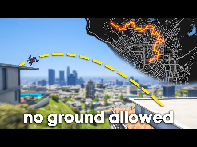 How Far Can You Go Without Touching The Ground In GTA 5?