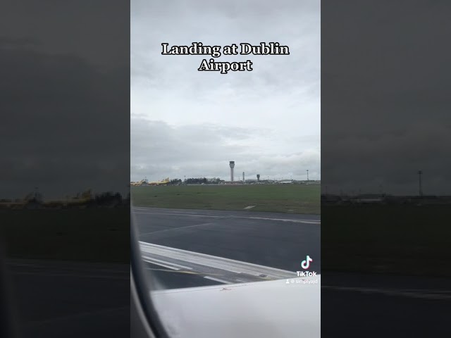 Landing at Dublin Airport window view 🛬 | Touchdown | Day 14 | July Challenge - A video a day