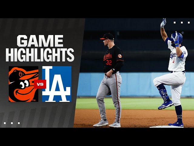 Orioles vs. Dodgers Game Highlights (8/29/24) | MLB Highlights