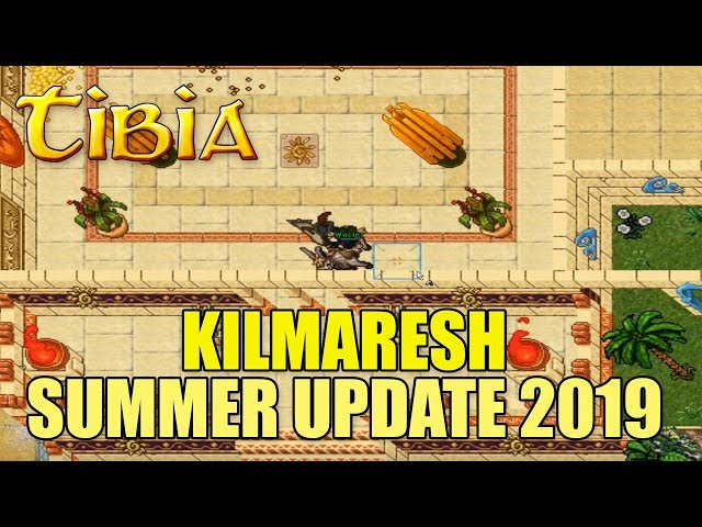 Tibia SUMMER UPDATE 2019 TEST SERWER  - Luźne zwiedzanie miasta! Miasto Kilmaresh!