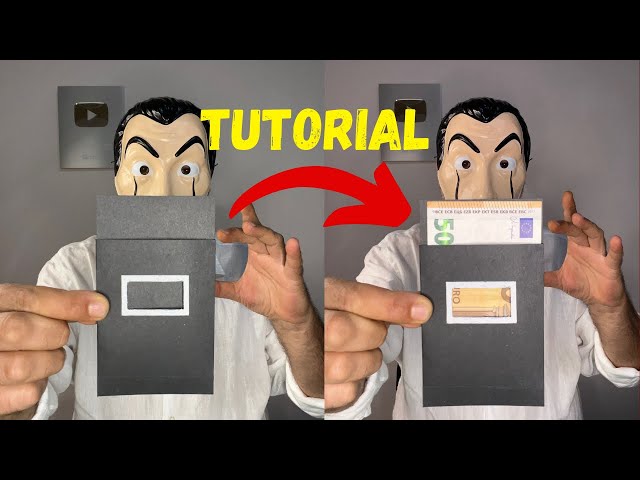 BANKNOTES IN AN INSTANT MAGIC TRICK TUTORIAL