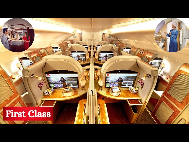 Emirates A380 First Class | Dubai to Singapore Flight | 4K Full Review