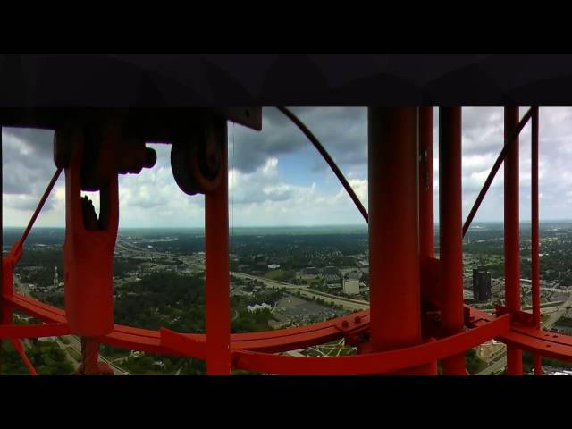 Climb to the top of WXYZ's antenna tower for 360º view of SE Michigan