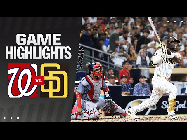 Nationals vs. Padres Game Highlights (6/25/24) | MLB Highlights