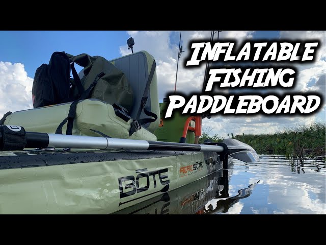 PERFECT FISHING/HUNTING INFLATABLE PADDLEBOARD: Bote Aero Rackham w/ pedal drive (SNS 2022-23 #19)