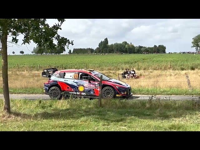 Ypres Rally Belgium  2022 In action on WRC Rally Thierry Neuville