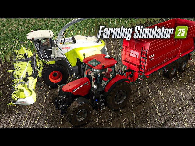 Silage in muddy condition | Farming Simulator 25 GAMEPLAY FS25