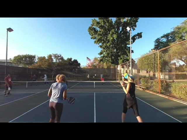 VR Pasadena Pickleball Oculus VR180 3D Vuze XR Jessie Irvine AliseC Jeff Warnick TrevorZ