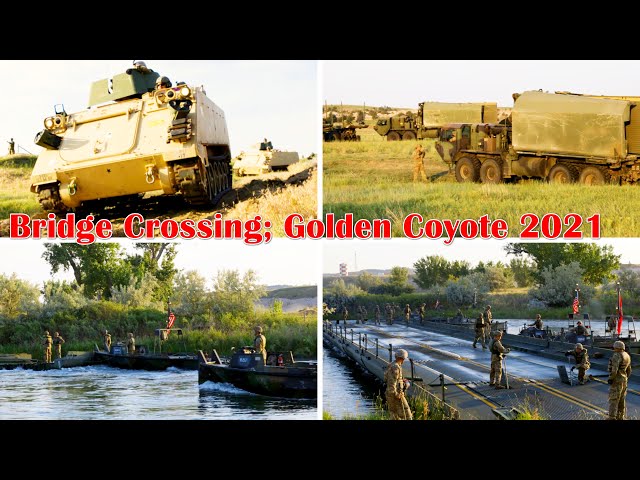 Conducting a Bridge Crossing; Golden Coyote 2021