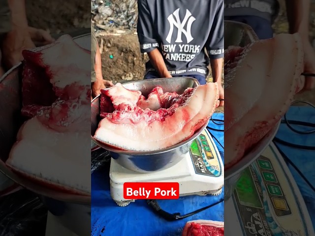 Unique Belly Pork Weighting & Selling Activity #bollywood #arijitsingh #song #pork #meat #mutton