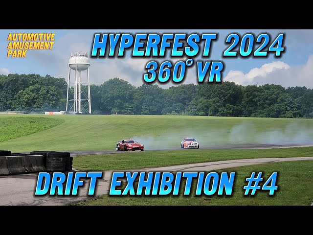 HyperFest 2024 in VR 360° - Trackside Pit Row - Saturday Drift Exhibition #4