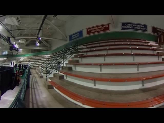 360 tour of setup for Presidential Debate at Washington University in St. Louis.