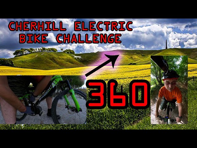 360 extreme uphill electric bike challenge CHERHILL