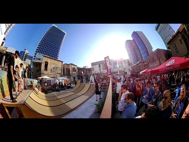 360 video skaters street party