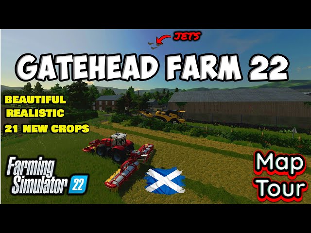 "Gatehead Farm 22" | Amazing Scottish Map |  NEW FS22 Mod Map Tour