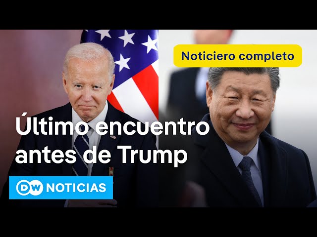 🔴 DW Noticias del 16 de noviembre: China y EE. UU. buscan "transición fluida" [Noticiero completo]