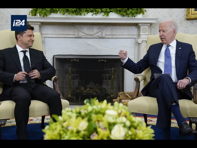 🔴 Ukrainian President Zelensky meets with US President Biden at the White House