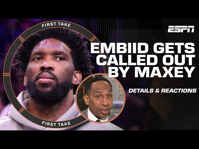 Mad Dog is DONE with Embiid, Stephen A. PRAISES Maxey & Shams DETAILS 76ers' meeting 🍿 | First Take