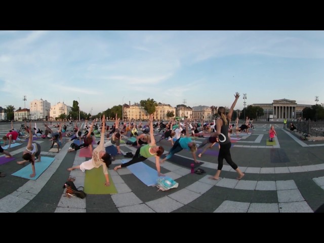 VINYASA FLOW BAKONYI PANNIVAL - SURYA NAMASKAR FLASHMOB