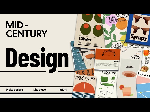 How To Make Mid Century Style Designs That Are Trending Right Now!