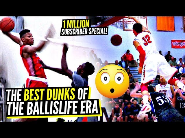 DON'T JUMP! The ABSOLUTE CRAZIEST DUNKS of The BALLISLIFE ERA!!! 1 Million Sub Special!