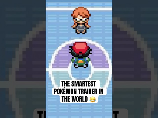 The smartest Pokemon trainer in the world 😂 #pokemon #shorts