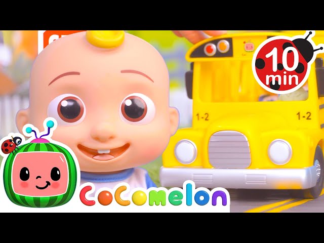 Wheels On The Bus 🚌 Play With JJ! | CoComelon Toy Play Learning | Nursery Rhymes for Babies