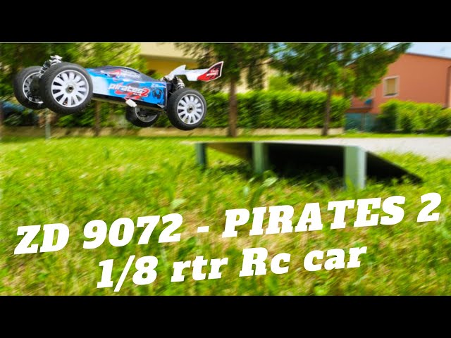 ZD 9072 PIRATES 2, 1/8 2.4G 4WD Brushless Electric Buggy RTR - Unboxing & test