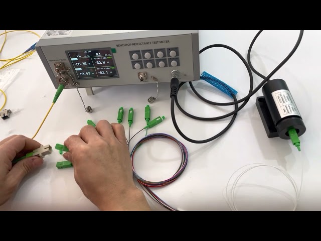 Benchtop Reflection Test Meter Insertion /Return Loss tester fiber optic machine