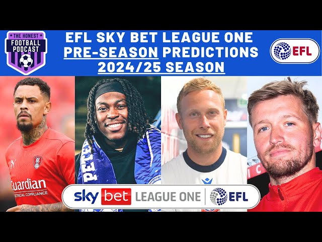 2024/25 EFL SKY BET LEAGUE ONE SEASON PREDICTIONS