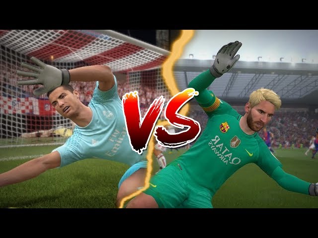 RONALDO VS MESSI - BRANKAŘI - PENALTOVÝ ROZSTŘEL (FIFA 17 EXPERIMENT)