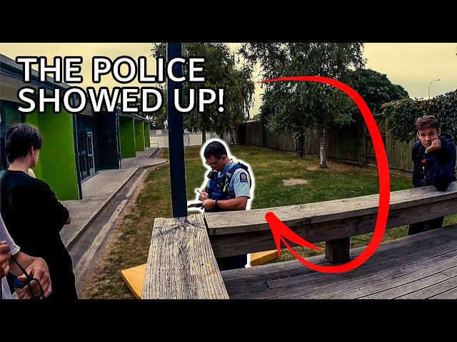 'It's Not a Playground' Rooftop Parkour (POLICE SHOWED UP!)